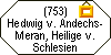 (753) Hedwig von Andechs-Meran, Heilige von Schlesien